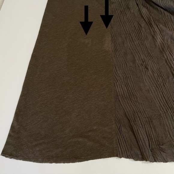 Free People Beach Always Dreamin Linen Blend Cap Sleeve Maxi Dress Army Green XS - Picture 11 of 16